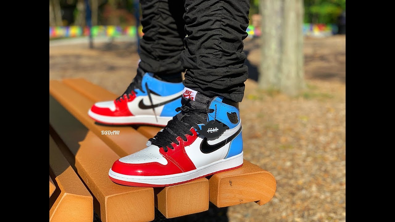 jordan 1 fearless on feet