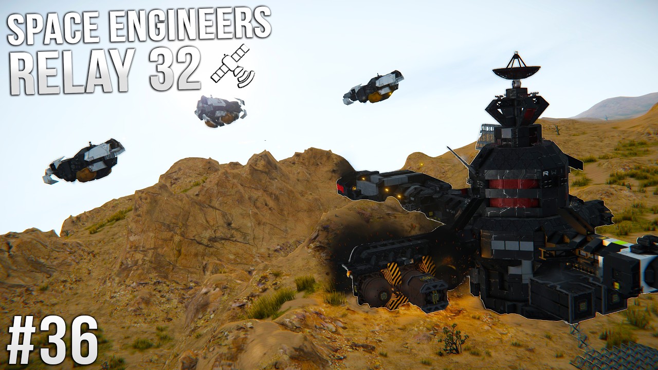 Ground Base Under ATTACK! - Space Engineers: Relay 32 - Ep #36