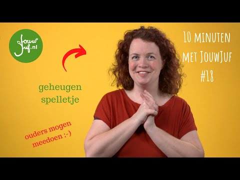 10 minuten met JouwJuf #18 geheugenspelletje