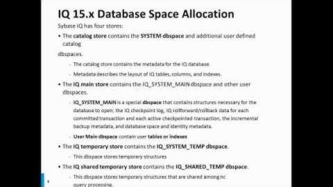 SAP D&T Academy   What is the Architecture of SAP Sybase IQ 360p