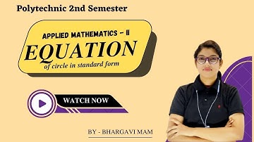Applied Mathematics - II | Circle (वृत ) | DL ACADEMY