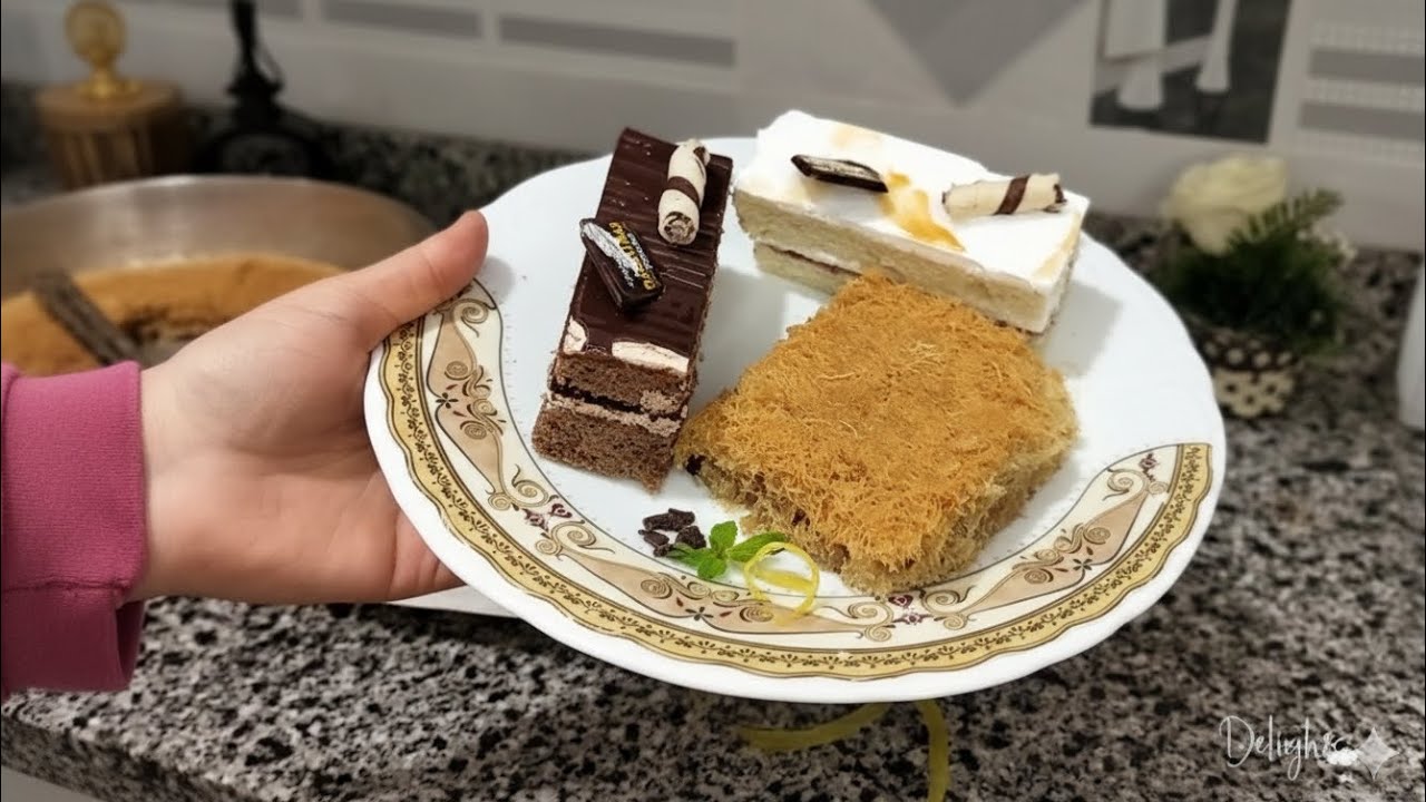 كنافة ✨ ال10 دقائق أسرع تحلية 🍯لضيوف الغفلة 😋👍