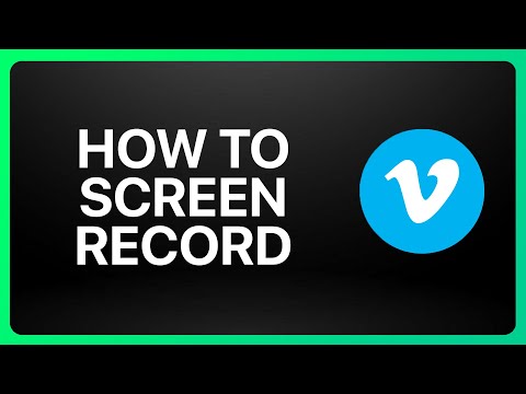 How To Screen Record With Vimeo Tutorial