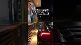 A Fast Car Pulls Up Outside a drive through with motivation text  #fastcars #drivethrough #shorts