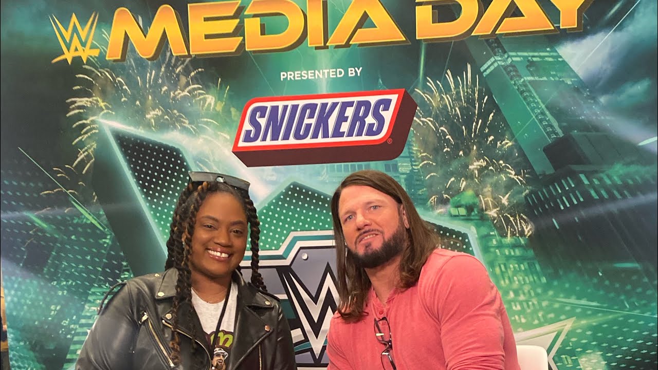 AJ STYLES INTERVIEW | WRESTLEMANIA 40 MEDIA DAY