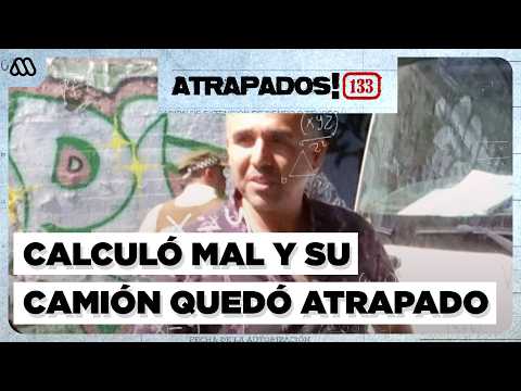Atrapados 133 ❗🚓| Capítulo 57 | Conductor calculó mal y su camión quedó atrapado en un túnel