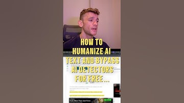How to Humanize AI Text And Bypass AI Detectors for FREE…