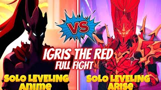Sung Jin-Woo Vs Igris Full Fight 4K 60Fps Solo Leveling