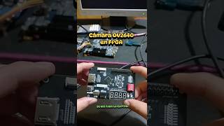 Procesamiento video en FPGA #ov2640 #fpga #ingenieriaelectronica #makers #vhdl #arduino #esp32 #vlsi