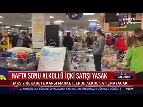 Hafta sonu alköllü içki satışı yasak...