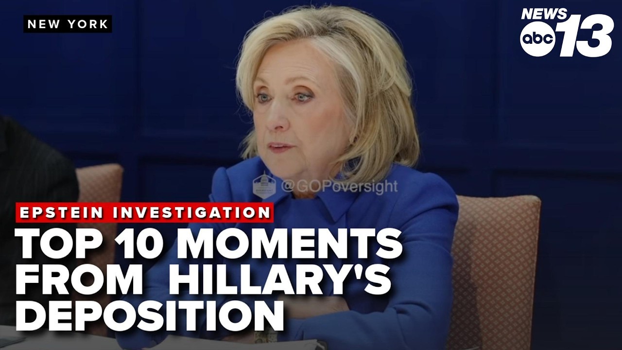 10 MOMENTS you can't miss from Hillary Clinton's EPSTEIN DEPOSITION