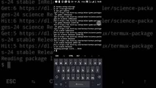 How to install python on your android using termux