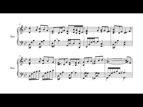 그 맑고 환한 밤중에  (피아노 솔로) - R.S.Willis