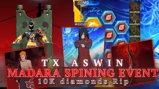 10,000 다이아몬드 사용 💎 FreefirexNaruto 이벤트 완료 ✅ #freefirexnarutoevent #Madaraevent screenshot 3