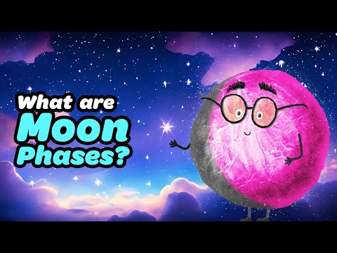 🌜 어린이를 위한 Michael Moon의 달 위상 가이드🌛 젊은 천문학자를 위한 천문학 설명