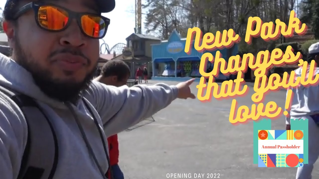 OPENING DAY of the 2022 Season at Six Flags Over Georgia | HUGE Park ...