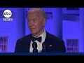 Biden speaks at the white house correspondents dinner