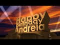Happy Birthday Andreia