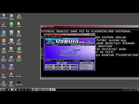 Cara mengisi game ps2 hardisk menggunakan usbutil