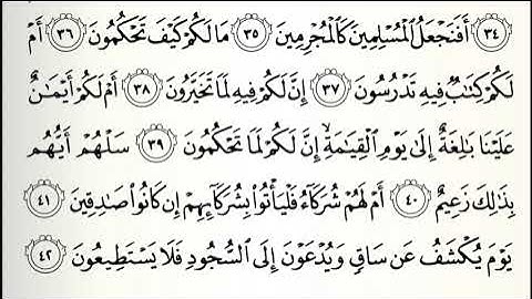 سورة القلم القارئ حسن بن علي كنسارة