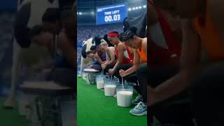 Pov Women Cow Milker Compeion In Olympics
