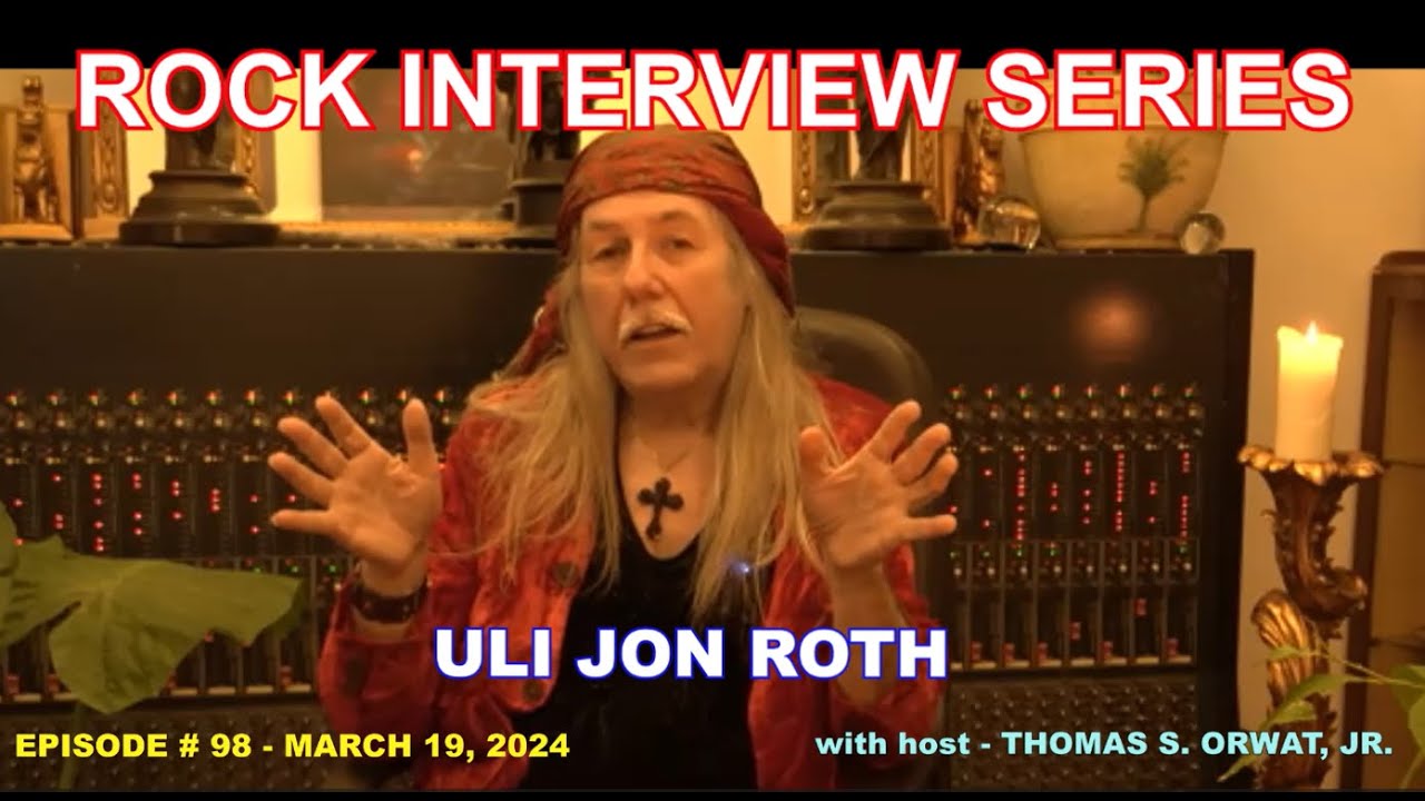 Uli Jon Roth - talks upcoming N American tour, new book, his time in ...