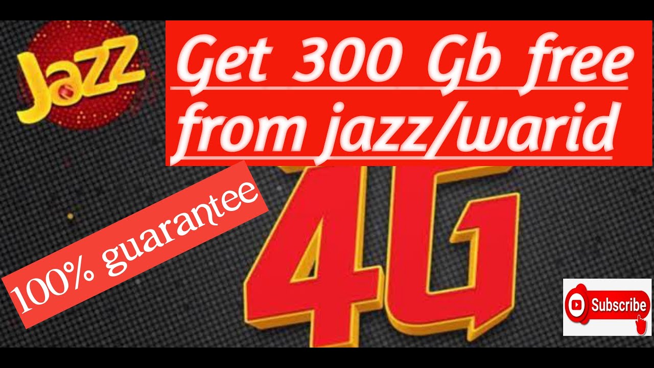 Free on jazz Get free 300 gb from jazz 2020 YouTube