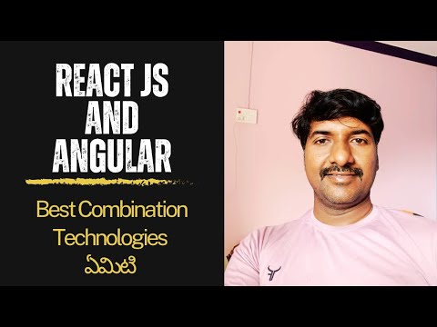 Best Combination Technology for React js and Angular in Telugu | @LuckyTechzone