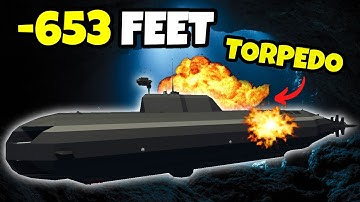 Testing Attack Submarine VS Crushing Depth Mod In Stormworks!