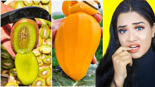 World's Most *Fresh* FRUITS that will Make You Satisfied 😍 Yummy Reaction 🤤 Nilhearts