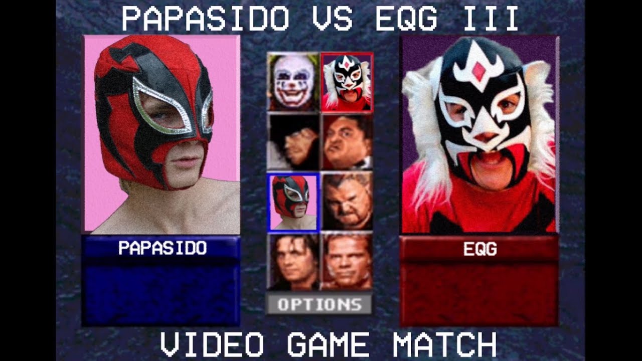 WZWA Wrestleution III - El Papasido vs El Queso Grande - VIDEO GAME MATCH