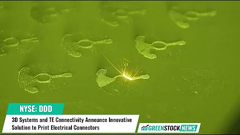 3D Systems ($DDD) and TE Connectivity Announce Innovative Solution to Print Electrical Connectors