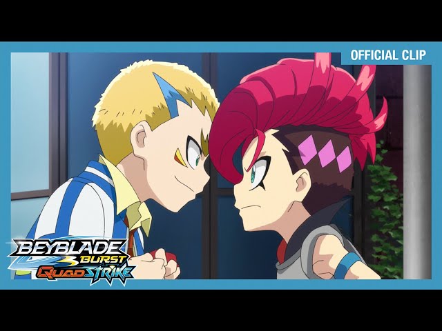 BEYBLADE BURST QUADSTRIKE EPISODE 20: Invincible Shadows! Aiger vs