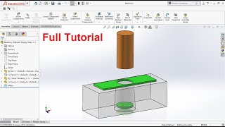 Blanking Process Animation Tutorial in Solidworks