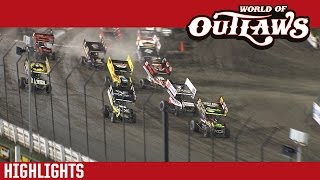 World of Outlaws Craftsman Sprint Cars Knoxville Raceway Highlights