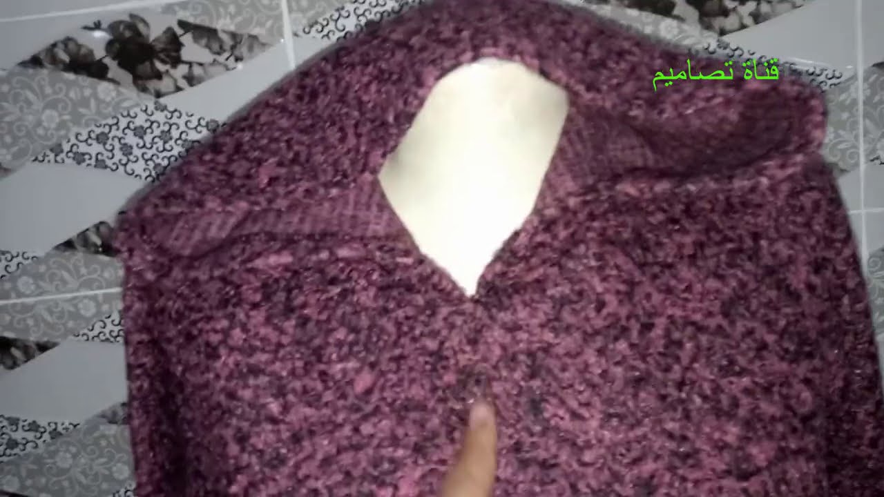 طريقة تفصيل جلابة مسدودة هي الاسهل للمبتدئين.