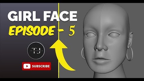 Maya tutorial: Creating a realistic girl face part - Part 5