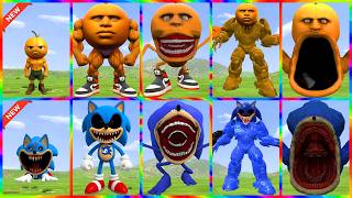 All Secret Odindindun Dindun Forms Vs Shin Sonic In Garrys Mod Monster War