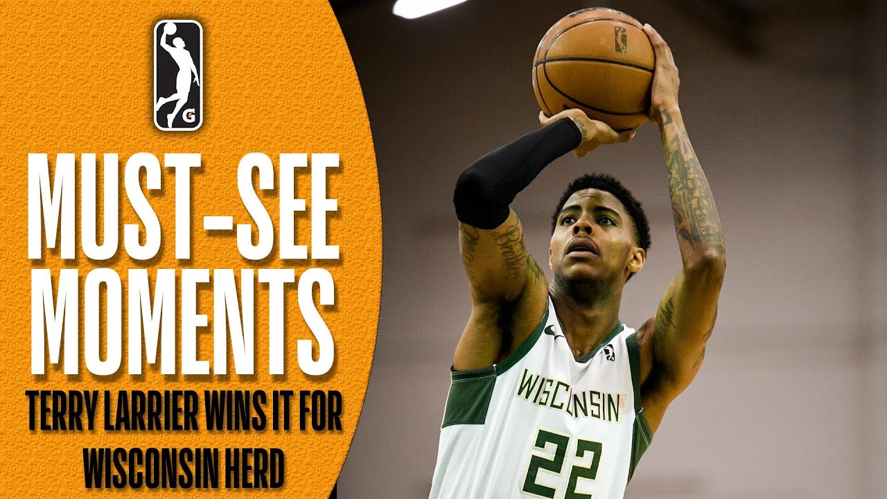 Terry Larrier Drills Game Winner For Wisconsin Herd Youtube