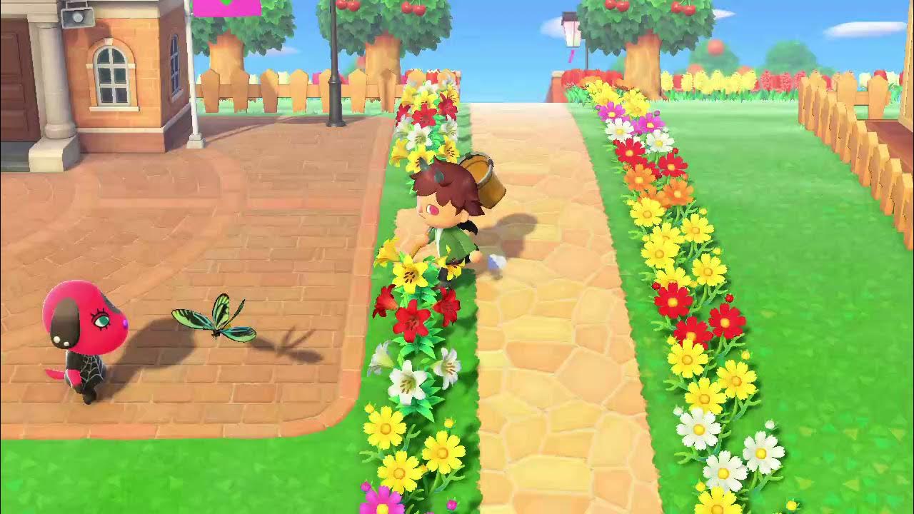 Butterfly turns into a flea ACNH YouTube