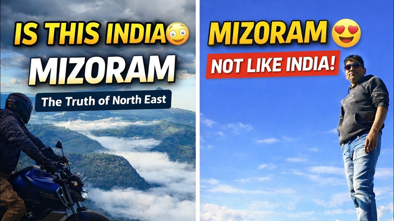 Mizoram Feels Like Another Country 😮 | Northeast India Vlog #Aizawl #Mizoram #AizawlVlog