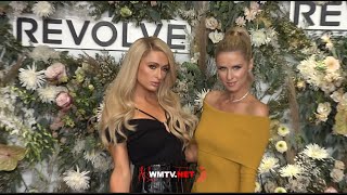 Paris Hilton, Nicky Hilton arrive at Revolve Gallery Party 2021 NYFW