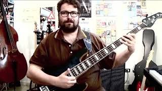 Slap Bass Lesson - D7 SLAP GROOVE chords