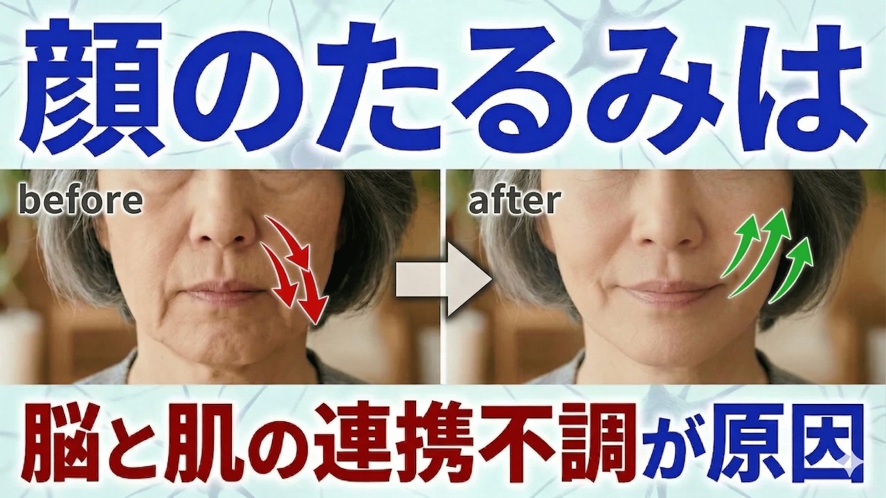 顔面センサー再起動！表情筋の前に脳から整えるたるみ・むくみ60分 
