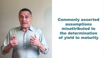 Yield To Maturity Assumes.....?