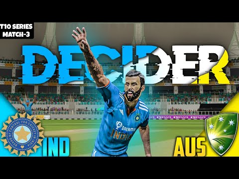 Series Decider- IND vs AUS 3rd T10 in #cricket22 | #indvsaus #ict #worldcup2023