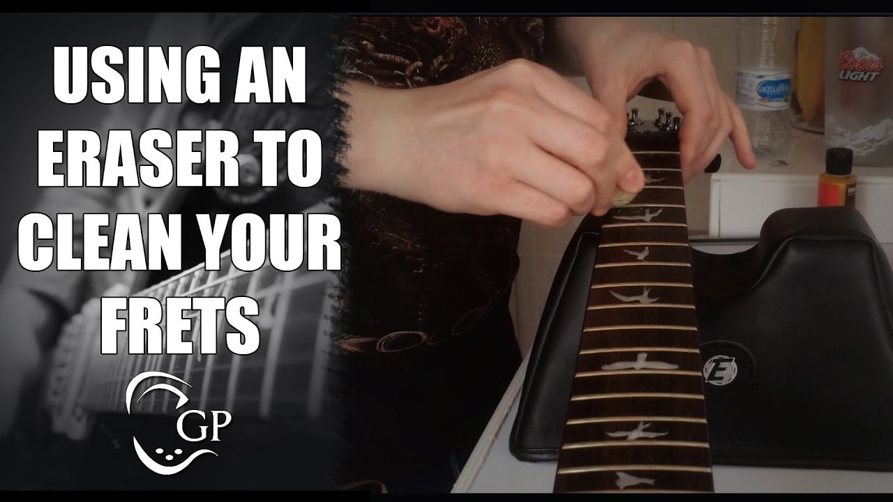 Using An Eraser To Clean Guitar Frets YouTube Using An Eraser To Clean Guitar Frets YouTube