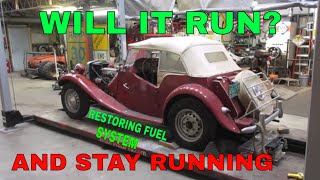 Saving A Ratty Barn Find MG TD, Parked 45 Years. pt2