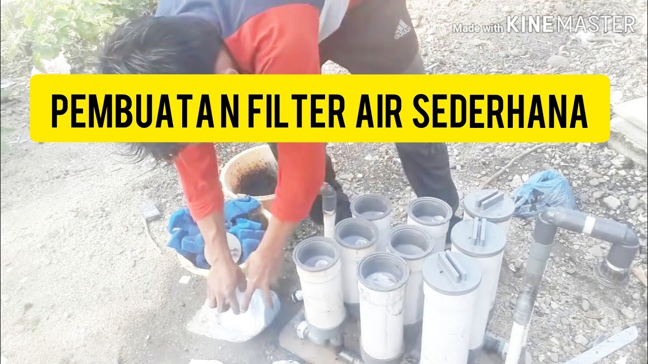 Cara Buat Filter Murah Filter Penjernih Air Minum Youtube Penjernihan Air Filter Air Filter