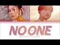 LEE HI (이하이) 'NO ONE (누구 없소) (Feat. B.I of iKON)' (Color Coded Lyrics Eng/Rom/Han/가사) Mp3 Song